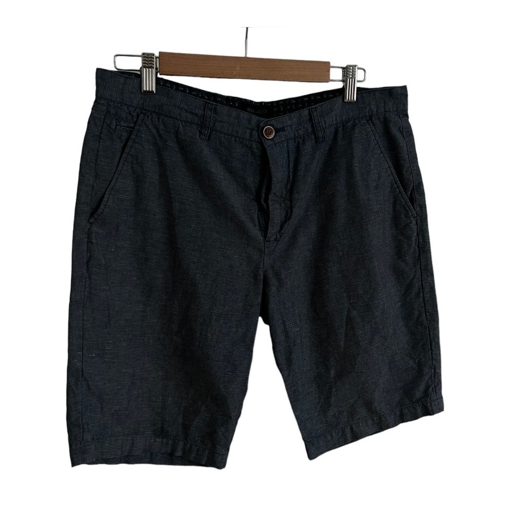 RW&CO: MENS 32 Blue Dress Shorts